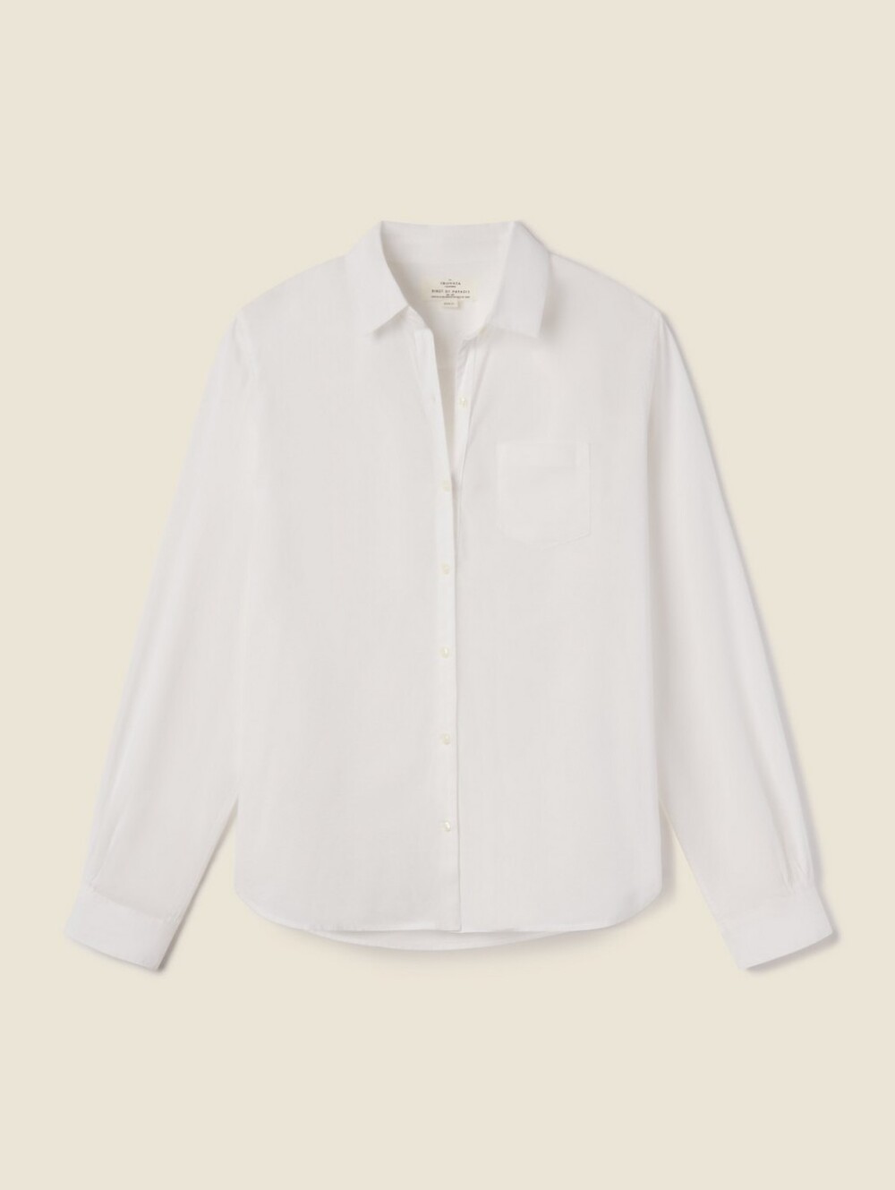 Trovata Birds Of Paradis Grace Classic Shirt Antique White